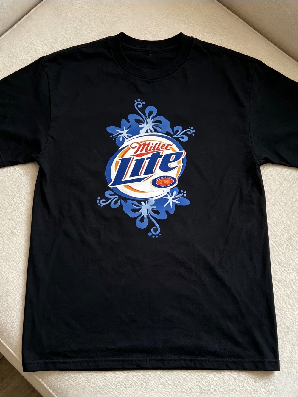 Miller Lite Shirt Hibiscus Gildan Heavy Beer Graphic Women Men T-shirt Unisex